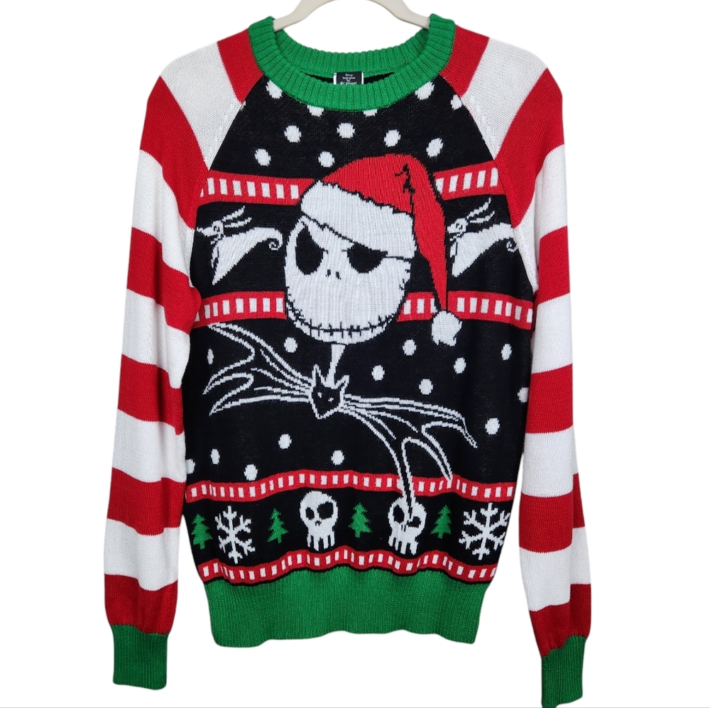 Disney The Nightmare Before Christmas Jack Skelton Ugly Sweater Women's Small